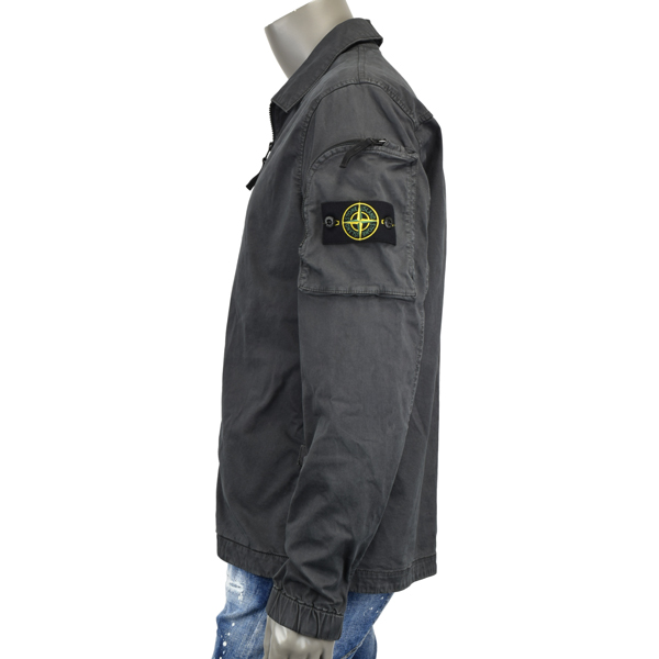 stone  シャツブルゾン STONE ISLAND(ストーンアイランド)ガーメントダイスーピマ