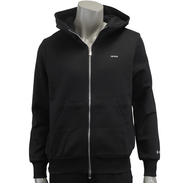 【23AW】タトラス FELDA フェルダ フルジップパーカー ブラック 黒 M FELDA フェルダ パーカー | タトラス公式オンラインストア
