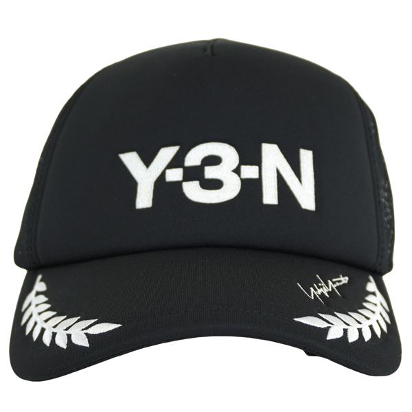 Y-3 ワイスリー NBHD TRUCKER CAP/刺繍ロゴ メッシュ キャップ/JX0050