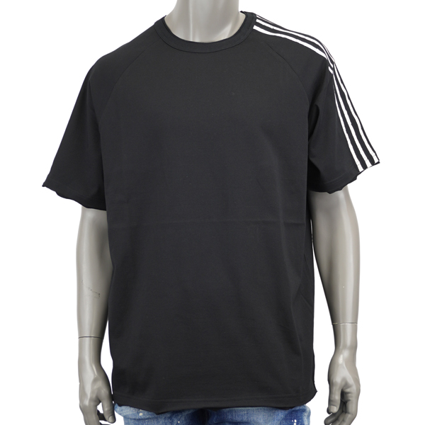 Y-3 ワイスリー RAW EDGE 3 STRIPES/ショルダースリーストライプ T