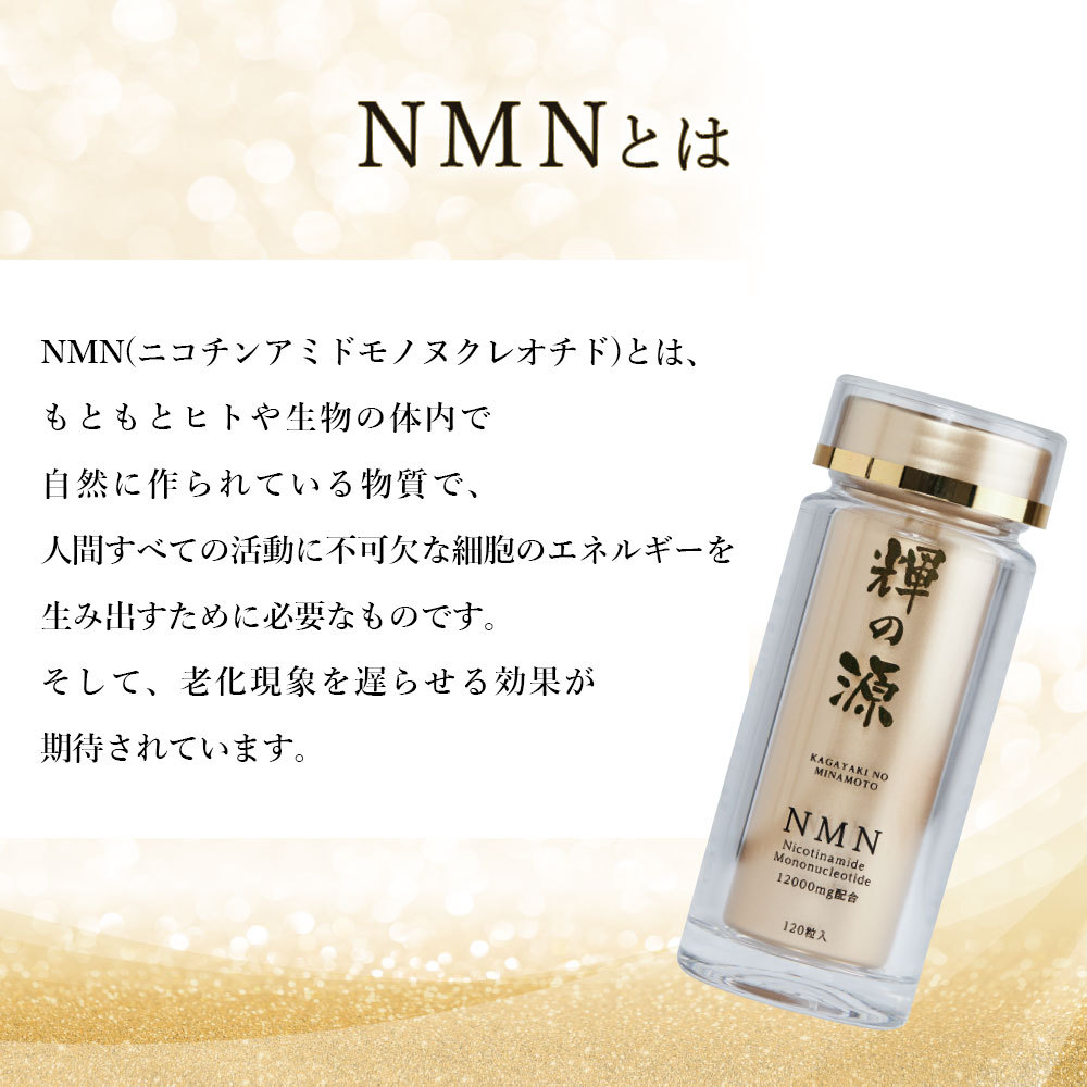 NMN 高品質 12000mg配合 純度99% サプリ サプリメント １粒100mg : nmn