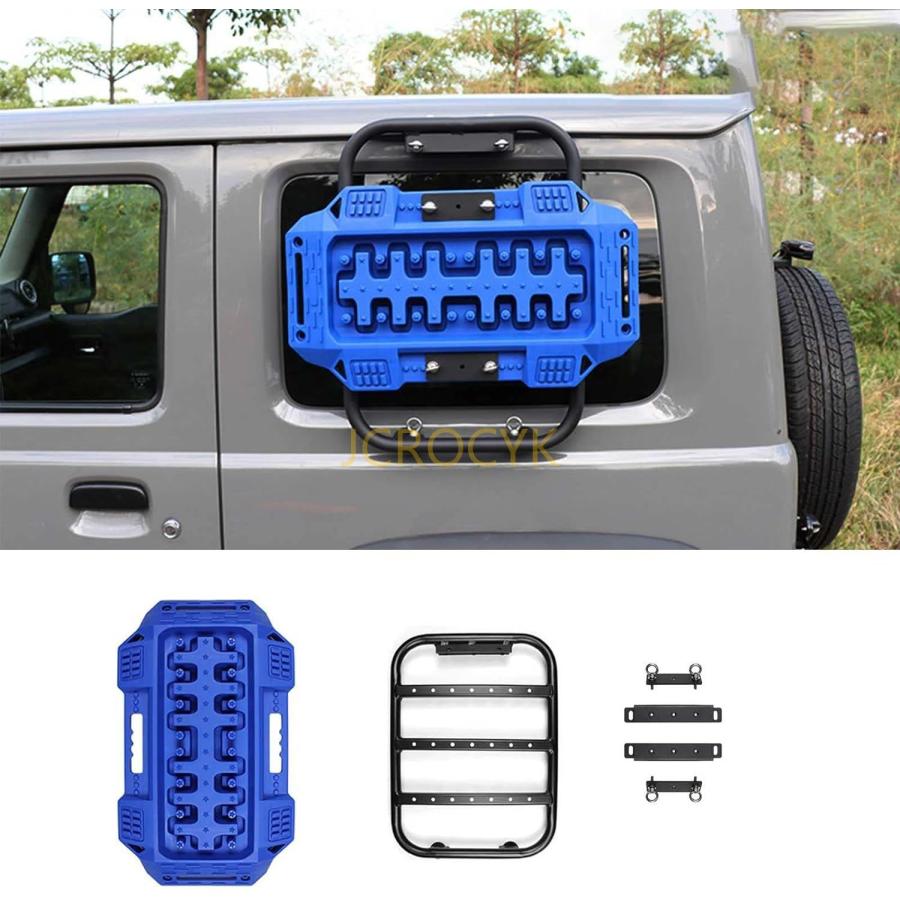 新型スズキジムニー 専用のカスタム アクセサリ 車緊急脱出マット 新型スズキジムニーJB64 ジムニーシエラJB74 サイドウィンドウラダー  リカバリートラックトラ