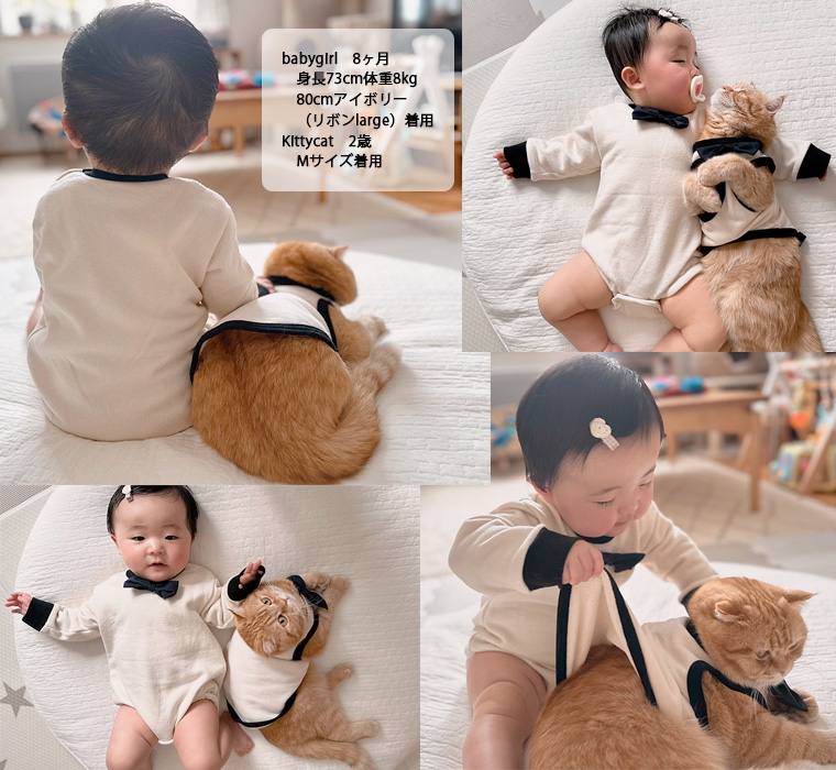 リボン　桃のような肌触り綿100％　犬服　冬　ドッグウェアdogwear　リンクコーデ　タンクトップ（S.M.L）1923ペット服猫服　肌に優しいおしゃれオシャレ敏感肌 |  | 07