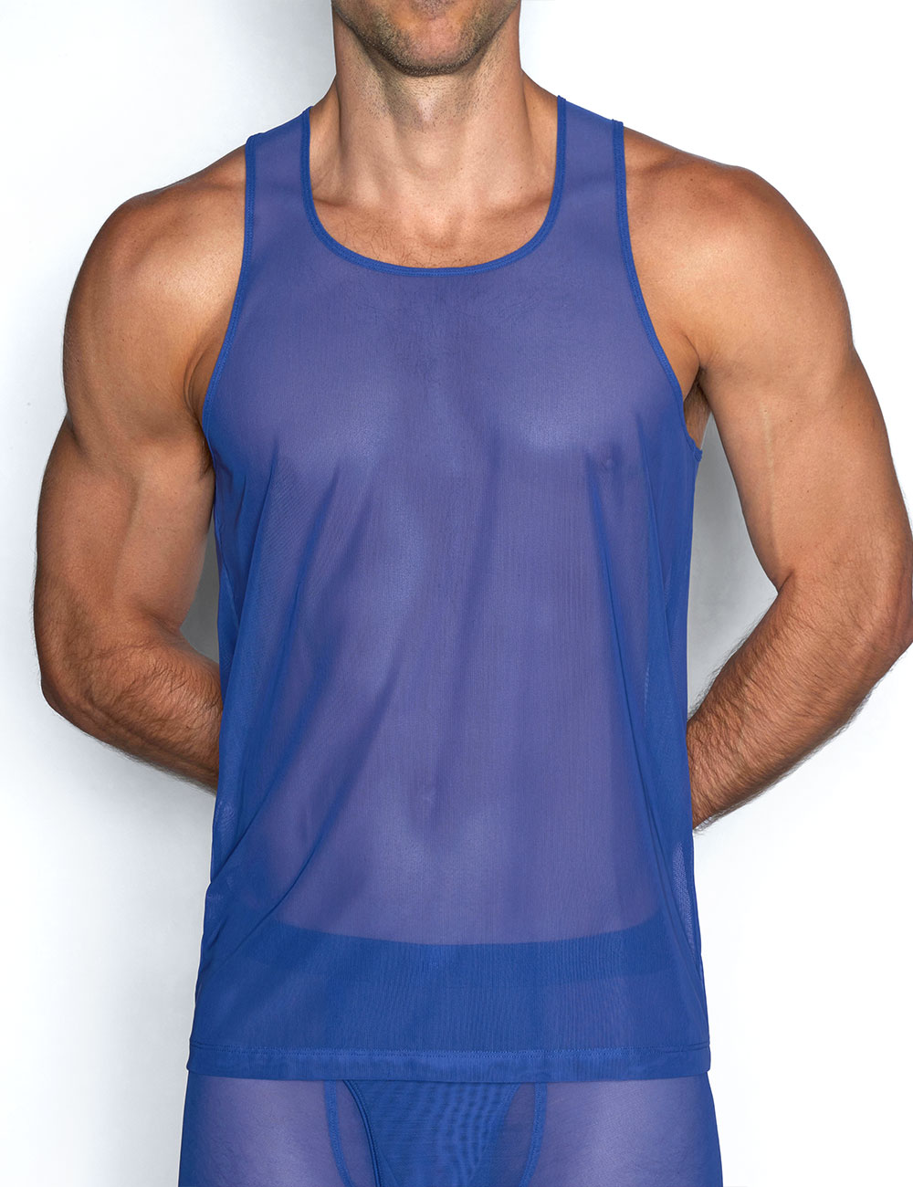 C-IN2 タンクトップ SHEER RELAXED TANK TOP シースルー メッシュ インナーシャツ シーインツー メンズ 男性下着 メンズ下着 0507 | C-IN2 | 02