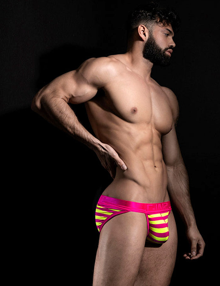 ブリーフ メンズ スポーツブリーフ C-IN2 SUPER BRIGHT DASH BRIEF ダッシュブリーフ ローライズ ビキニ 蛍光色 シーインツー CIN2 下着 男性 セクシー | C-IN2 | 02