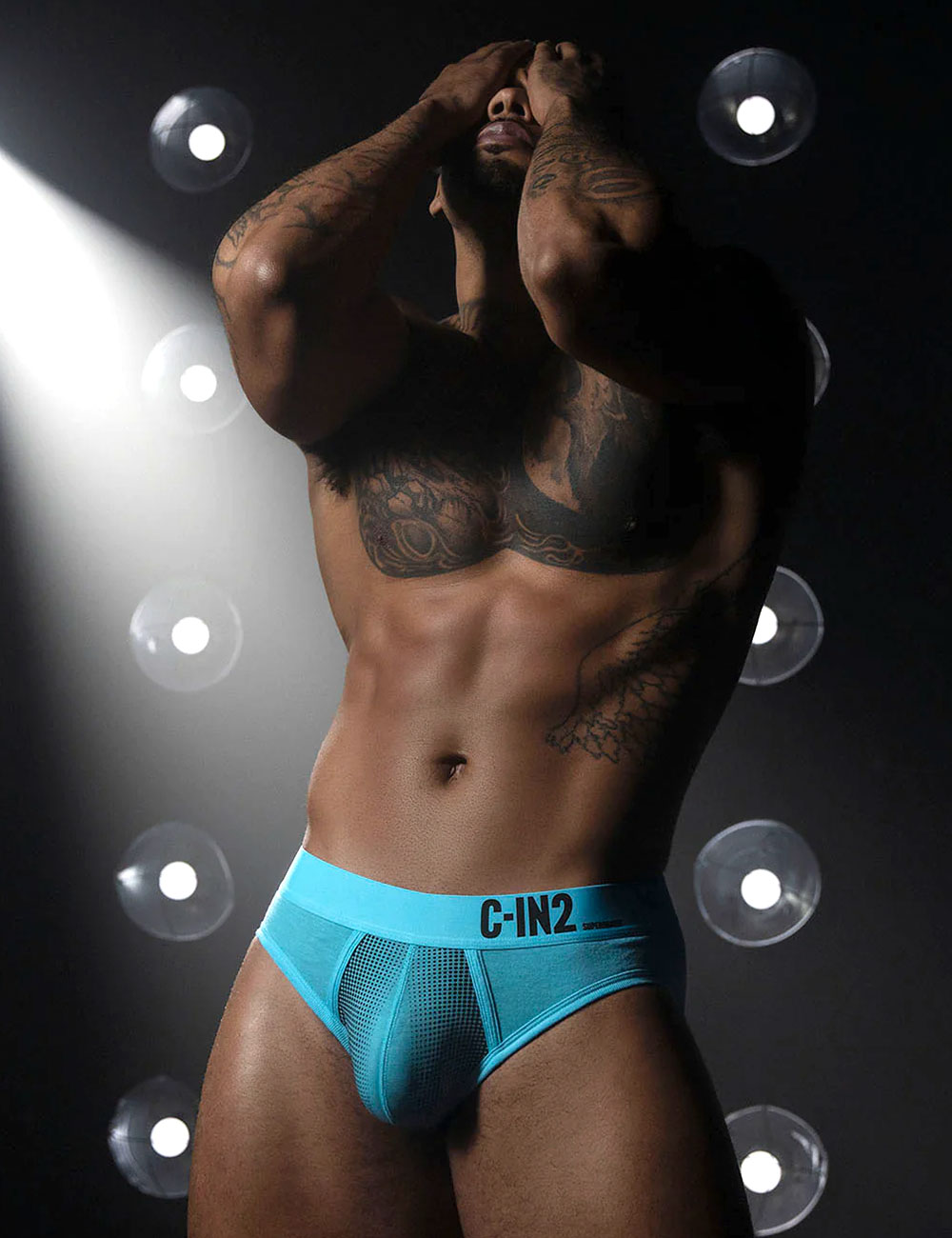 ブリーフ メンズ ローライズブリーフ C-IN2 SUPER BRIGHT LOW RISE BRIEF ビキニブリーフ 蛍光色 シーインツー CIN2 下着 男性 セクシー | C-IN2 | 02