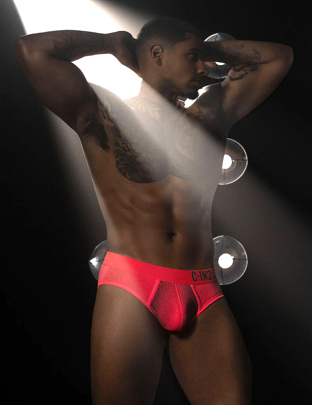 ブリーフ メンズ ローライズブリーフ C-IN2 SUPER BRIGHT LOW RISE BRIEF ビキニブリーフ 蛍光色 シーインツー CIN2 下着 男性 セクシー | C-IN2 | 03