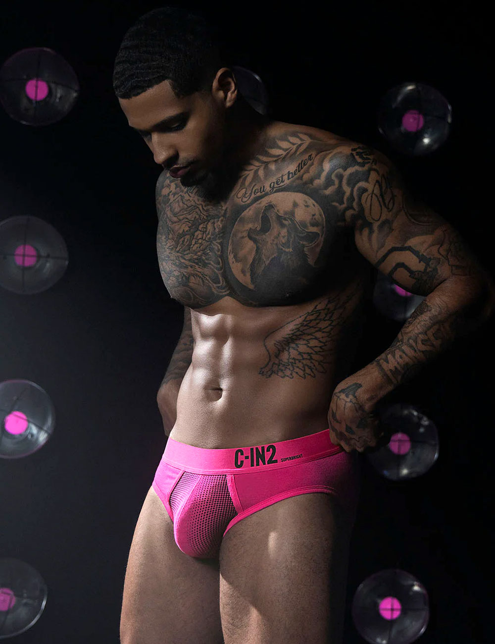 ブリーフ メンズ ローライズブリーフ C-IN2 SUPER BRIGHT LOW RISE BRIEF ビキニブリーフ 蛍光色 シーインツー CIN2 下着 男性 セクシー | C-IN2 | 04