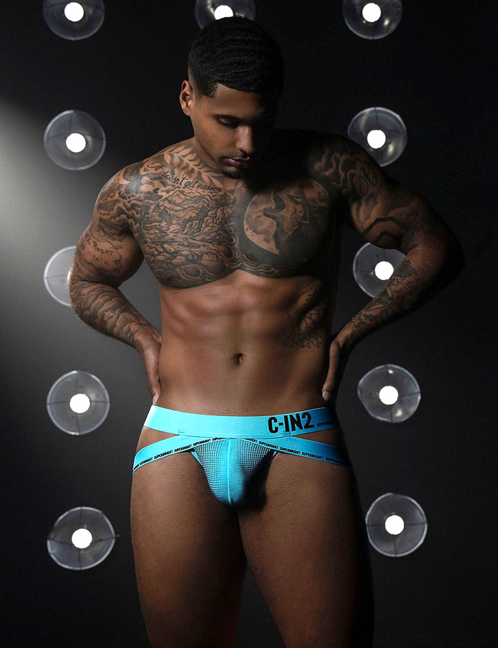 ジョックストラップ メンズ ケツ割れ ケツワレ C-IN2 SUPER BRIGHT JOCK STRAP ジョグストラップ サポーター 蛍光色 シーインツー CIN2 下着 男性 セクシー | C-IN2 | 02