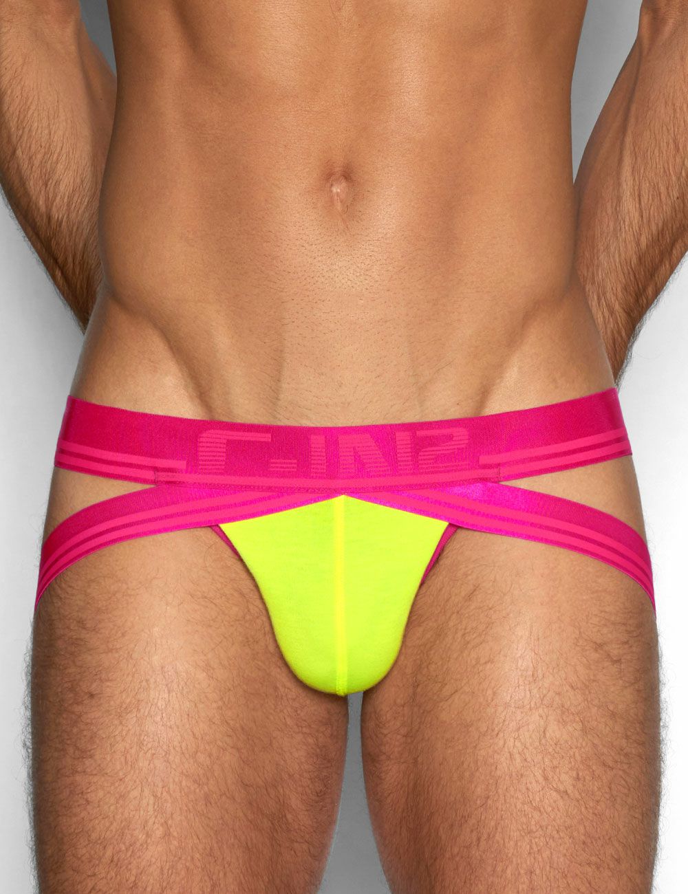 ジョックストラップ メンズ ケツ割れ ケツワレ C-IN2 SUPER BRIGHT JOCK STRAP ジョグストラップ サポーター 蛍光色 シーインツー CIN2 下着 男性 セクシー | C-IN2 | 04