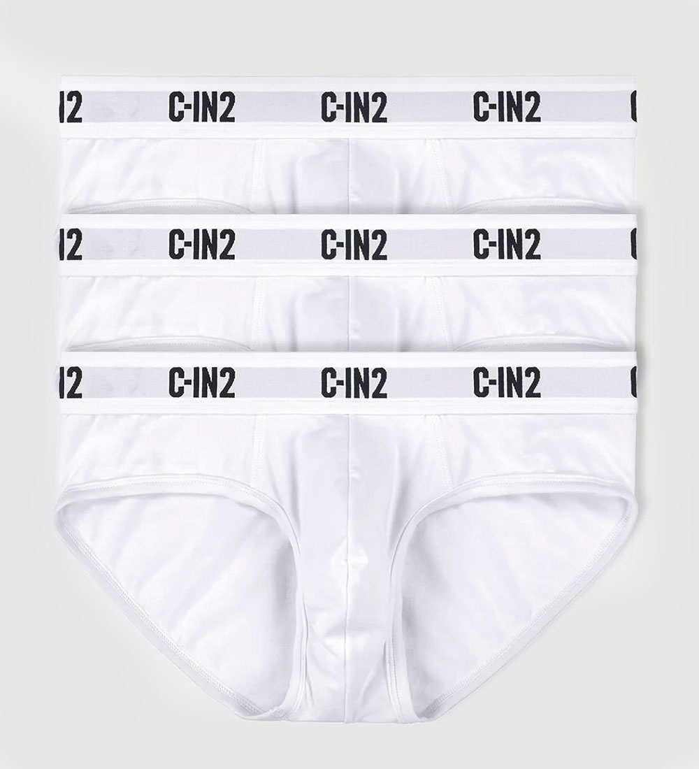 ブリーフ メンズ ローライズブリーフ 3枚セット C-IN2 PREMIUM STRETCH ビキニブリーフ コットン モダール シーインツー CIN2 下着 男性 セクシー | C-IN2 | 01