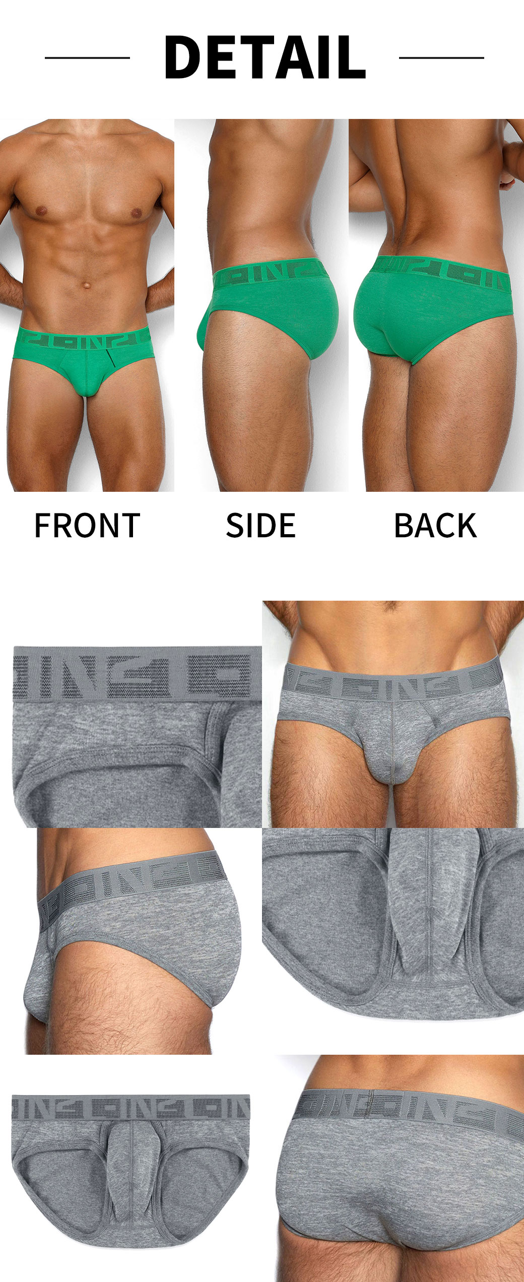 HAND ME DOWN ローライズブリーフのディティール