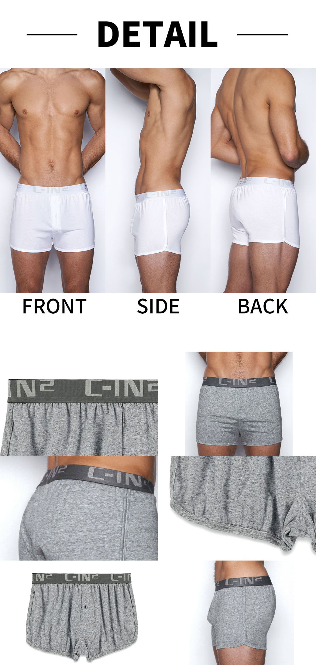 CORE ニットトランクスのディティール