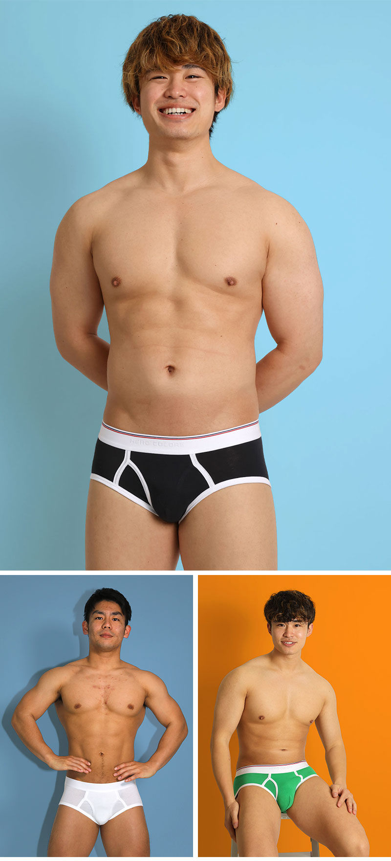 ヒーローカラーズ 前開き クラシックブリーフ