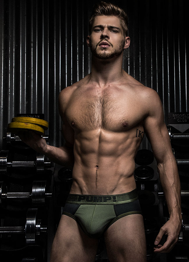 ブリーフ メンズ ローライズブリーフ PUMP UNDERWEAR RIBBED BRIEF パンプ スポーツ 吸汗速乾 パンツ 下着 男性 ブランド セクシー | PUMP! UNDERWEAR | 01