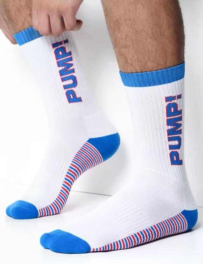 ソックス 靴下 メンズ スポーツソックス PUMP UNDERWEAR CREW SOCKS パンプ スポーツ 吸汗速乾 パンツ 下着 男性 ブランド セクシー | PUMP! UNDERWEAR | 02