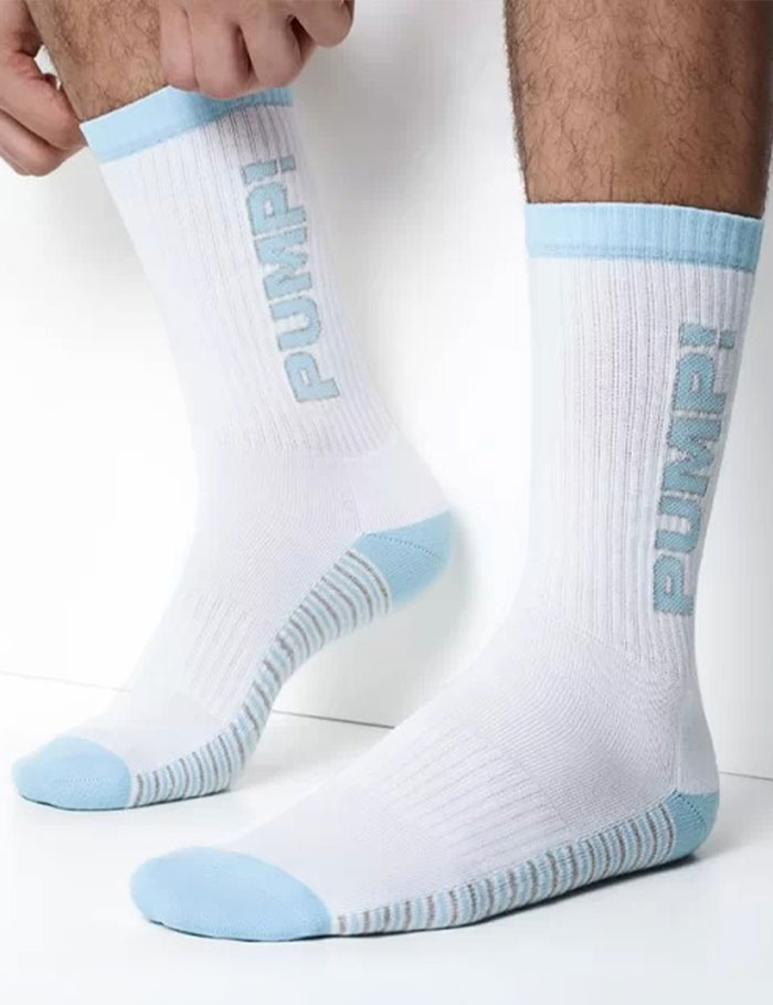 ソックス 靴下 メンズ スポーツソックス PUMP UNDERWEAR CREW SOCKS パンプ スポーツ 吸汗速乾 パンツ 下着 男性 ブランド セクシー | PUMP! UNDERWEAR | 03