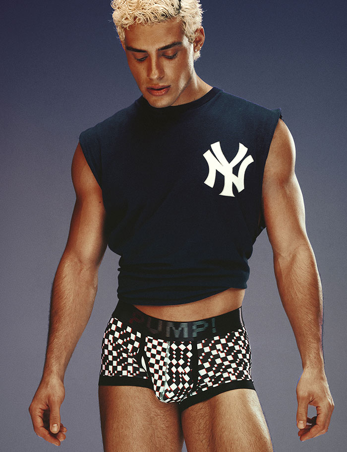 ボクサーパンツ メンズ ローライズボクサーパンツ PUMP UNDERWEAR GLITCH BOXER パンプ スポーツ 吸汗速乾 パンツ 下着 男性 ブランド セクシー | PUMP! UNDERWEAR | 01