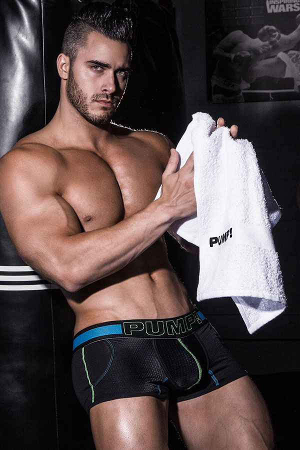 ボクサーパンツ メンズ ローライズボクサーパンツ PUMP UNDERWEAR MESH CUP BOXER パンプ スポーツ 吸汗速乾 パンツ 下着 男性 ブランド セクシー | PUMP! UNDERWEAR | 04