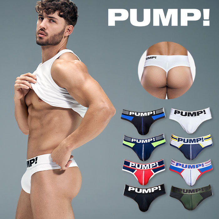 PUMP パンプ Tバック BRIEF STYLE MESH CUP THONG メンズTバック ティーバック メンズ 男性下着 : pump-tb1  : イージーモンキーYahoo!店 - 通販 - Yahoo!ショッピング