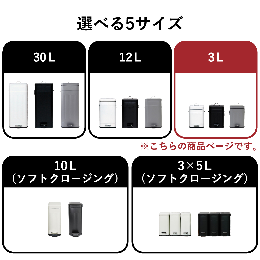 b.c.l ゴミ箱 おしゃれ 分別 スリム 蓋付き キッチン 生ゴミ リビング