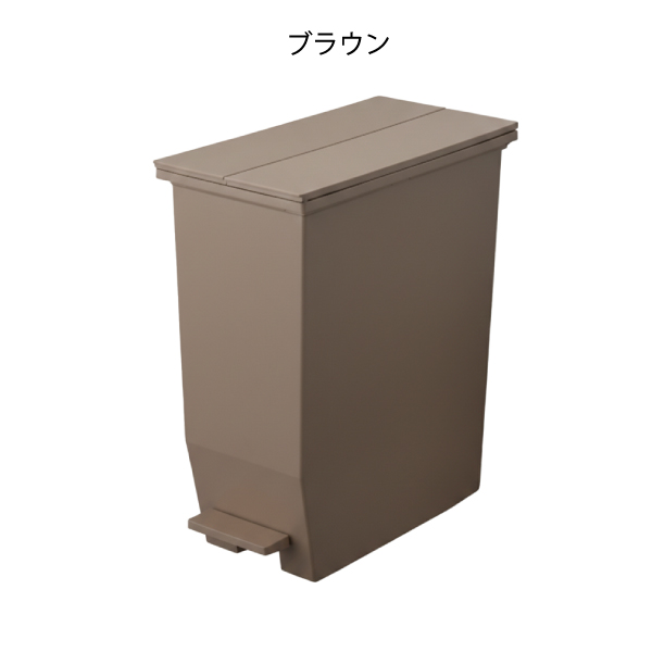 ゴミ箱 キッチン用 おしゃれ 35リットル 分別 ダストボックス 大容量 スリム 縦型 フタ付き 生ゴミ 両開き SOLOW ソロウ ペダルオープンツイン 35L 2個セット_4