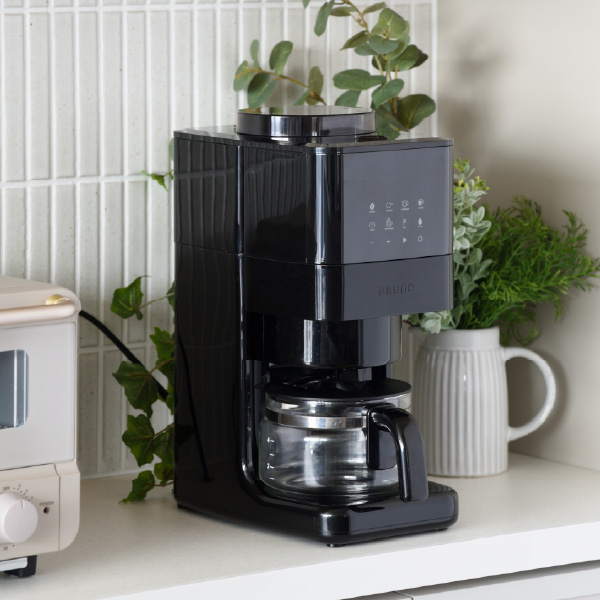 BRUNO コーヒーメーカー コーヒーミル 電動 全自動 ミル付き