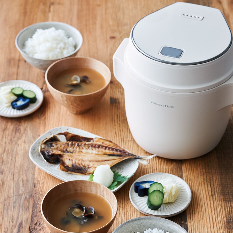 recolte（レコルト） 炊飯器 炊飯ジャー マルチクッカー 1人暮らし