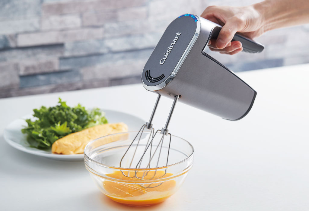 【美品】Cuisinart クイジナ－ト 海外高級ミキサー 炒め煮る混ぜ砕く4役 クイジナートから 「スマートパワーハンドミキサー プラス」を新発売