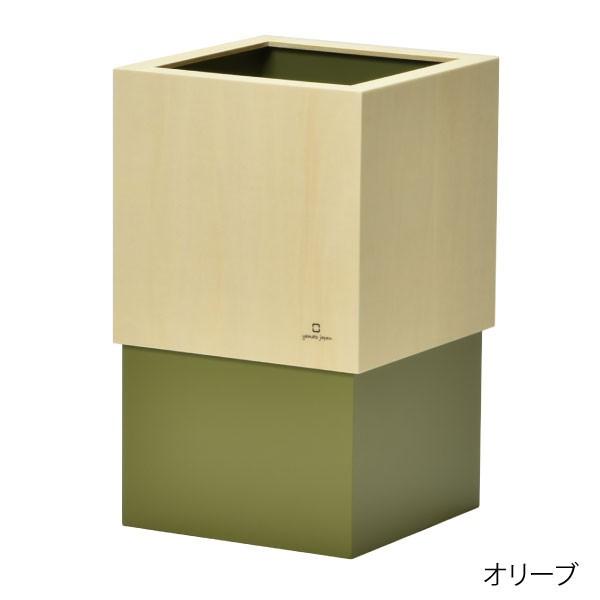 ゴミ箱 ダストボックス 木製 ゴミ袋が見えない リビング 日本製 おしゃれ ダブルキューブ 10L W CUBE｜monogallery｜08