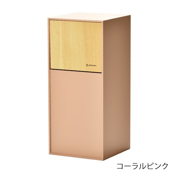 ゴミ箱 おしゃれ 木製 小さい フロントオープン ダストボックス 日本製 DOORS mini｜monogallery｜05