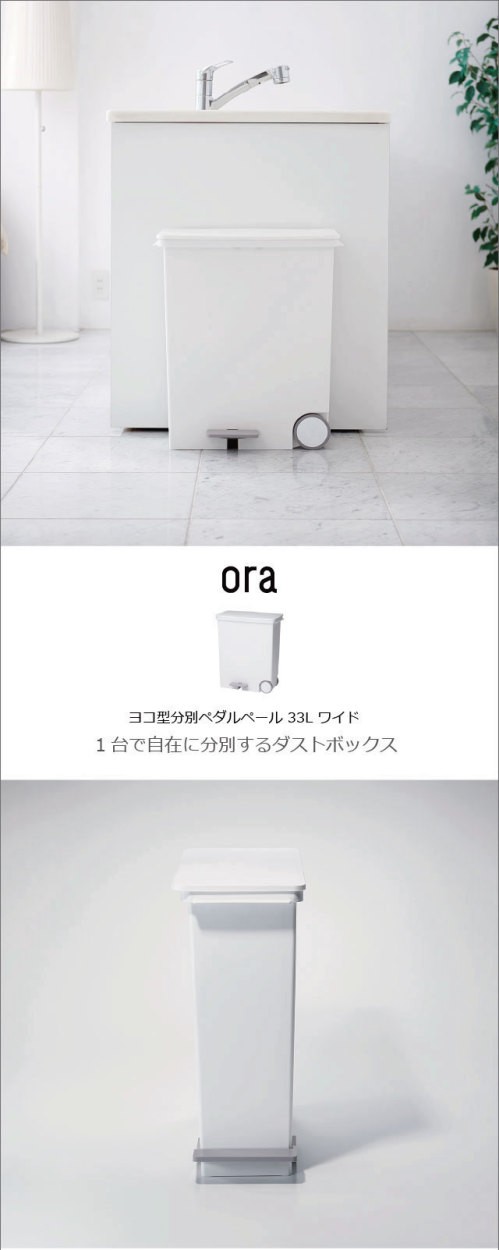 Like-it ゴミ箱 分別 ふた キッチン 45リットル可 日本製