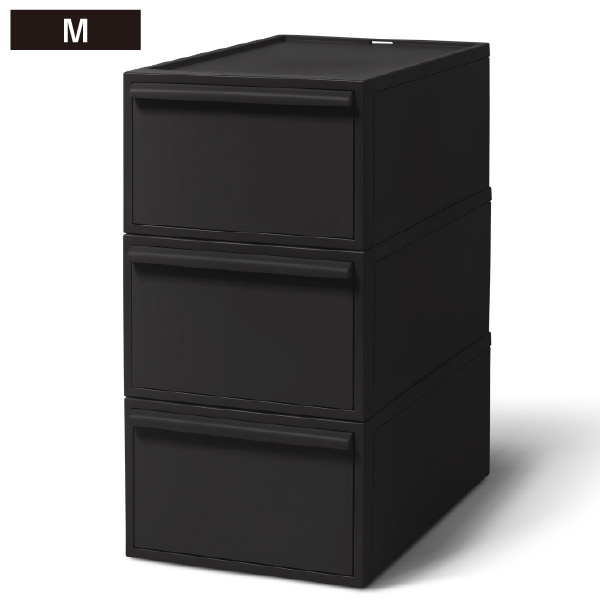 Like-it（ライクイット） 収納ボックス キャスター 3個 3段 フタ付き