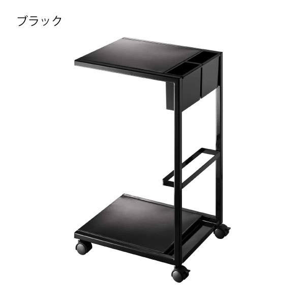 tower サイドテーブル おしゃれ ワゴン キャスター付き スリム 北欧