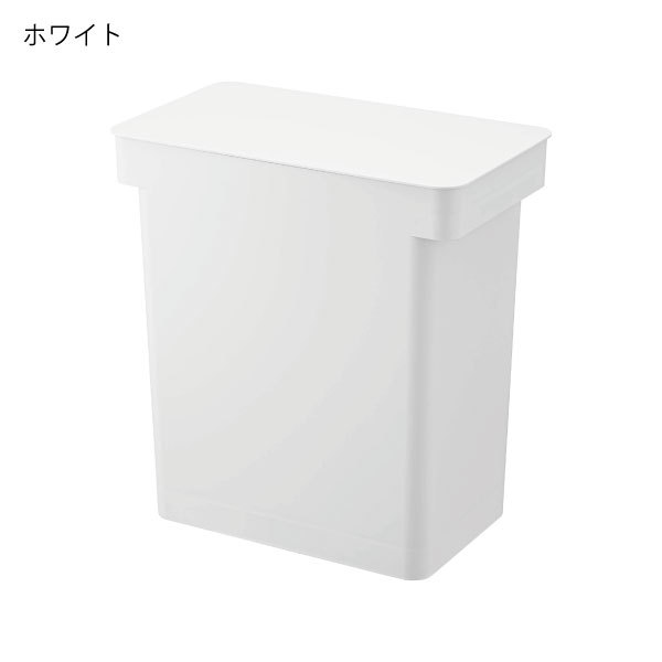 山崎実業　tower　ホワイト 三分別ゴミ箱 フタ付き キャスター付き 楽天市場】蓋付き目隠し分別ダストワゴン タワー 3分別 山崎実業