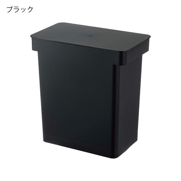 tower ブラック ごみ箱 キャスター付き tower ゴミ箱 45リットル 分別ゴミ箱 おしゃれ キャスター付き