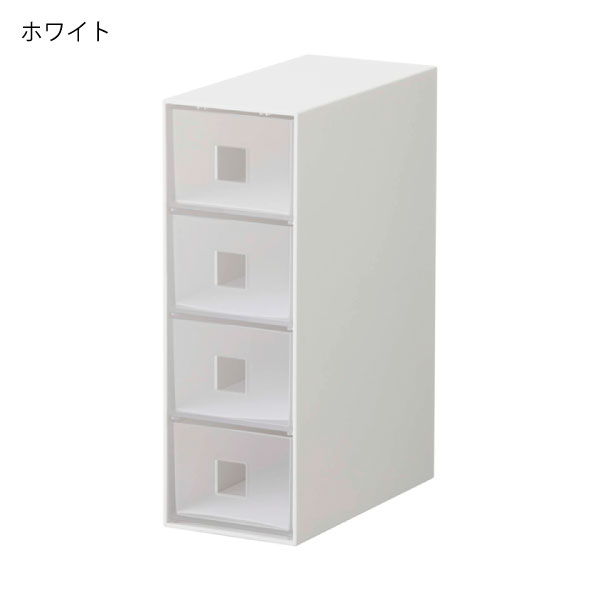 ホワイト アクセサリーケース 引き出し式 tower アクセサリーケース おしゃれ スリム 卓上 小物入れ タワー