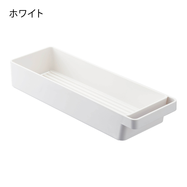 収納ケース おしゃれ キッチン収納 ボックス ストッカー カトラリー 調味料 北欧 タワーシリーズ 山崎実業 ハンドル付きスリムグラス&マグ収納 タワー tower | tower | 01