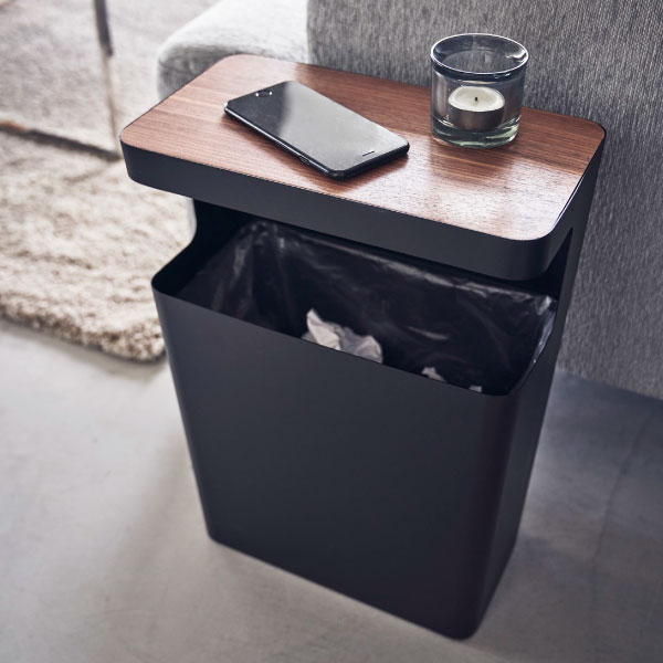 RIN（山崎実業） ゴミ箱 ダストボックス おしゃれ スリム 蓋付き 10