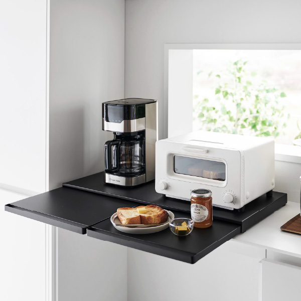 tower レンジラック キッチン用品 レンジ下 電子レンジ台 トースター