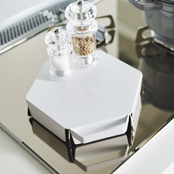 tower 五徳カバー ガスコンロ用 おしゃれ 油はねガード コンロカバー