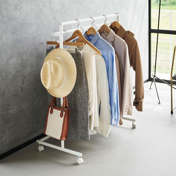 tower ハンガーラック スリム 頑丈 押入れ 洋服掛けラック おしゃれ