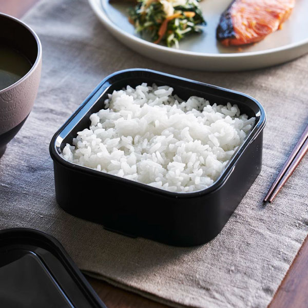 冷凍ご飯容器 おしゃれ 保存容器 耐熱容器 食器乾燥機 コンテナー 冷凍保存容器 レンジ対応 山崎実業 温まりやすい立つ冷凍ごはん容器 タワー 一膳 2個組 tower | tower | 02