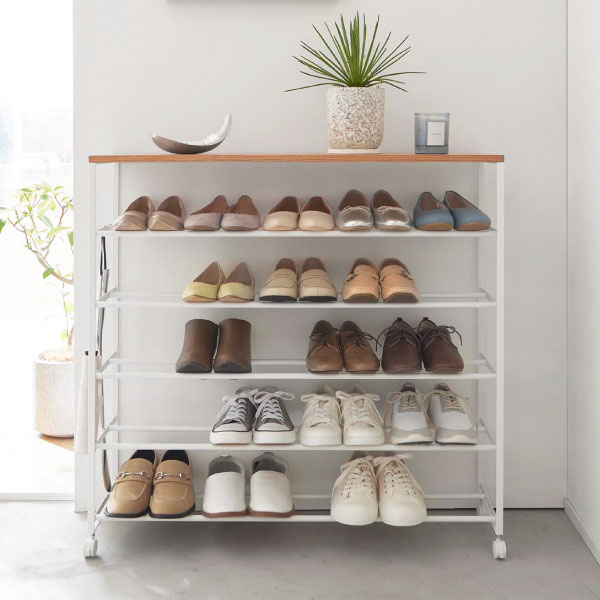 tower シューズラック おしゃれ 大容量 省スペース 下駄箱 北欧