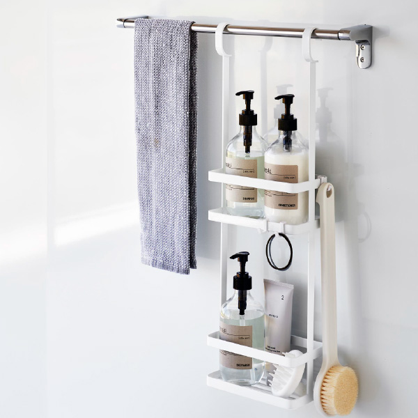 tower シャンプーラック シャワーラック 浴室ラック お風呂 吊り下げ