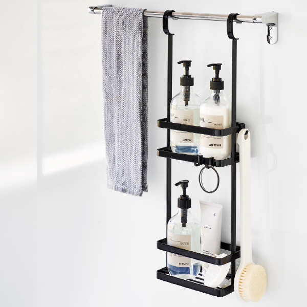 tower シャンプーラック シャワーラック 浴室ラック お風呂 吊り下げ