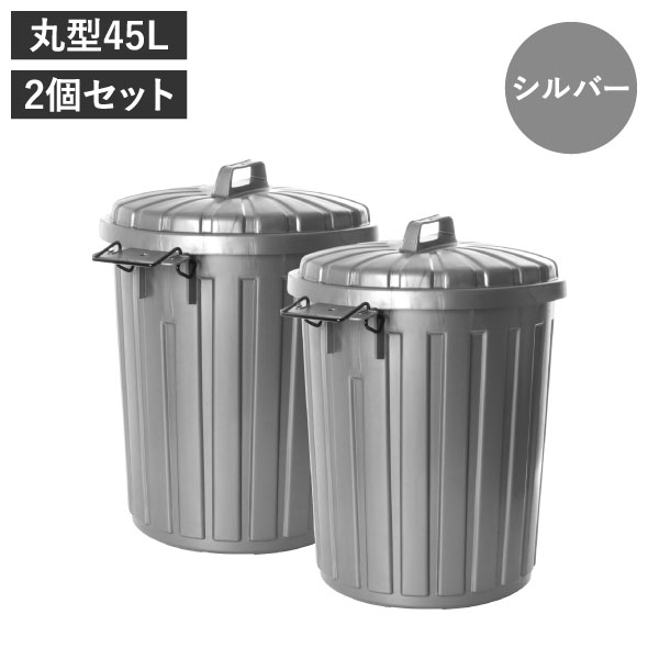 ゴミ箱 おしゃれ 分別 屋外 ダストボックス 蓋付き 45リットル 大容量