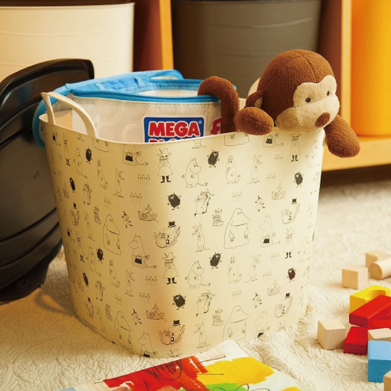 スタックストー　baquet MOOMIN ムーミン　25L　蓋付き スタックストーとムーミンがコラボ「baquet MOOMIN ムーミン