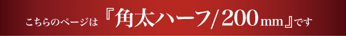 ハーフタオルハンガー角太200mmのページです