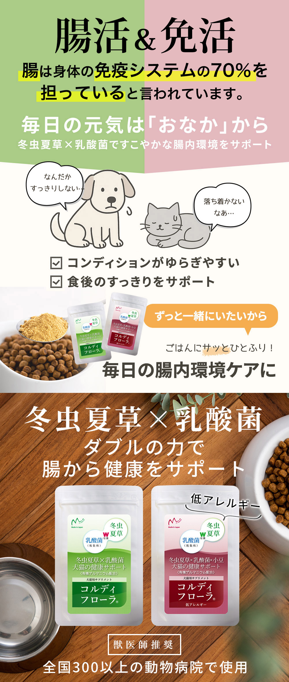 モノリス 犬 猫 ペット サプリ 犬用サプリメント 猫用 シニア 免疫力